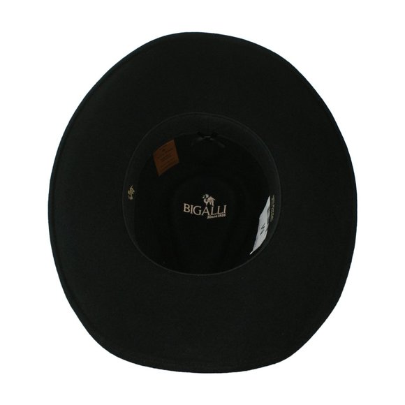 Crushable Packable 100% Wool Cowboy Hat, Bigalli - Picture 6 of 7